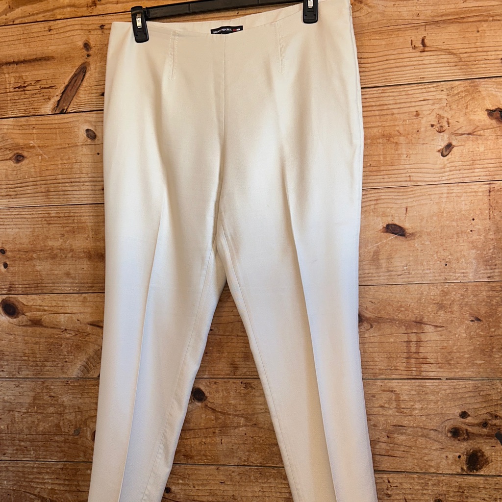 Banana Republic Madmen Beige Trouser Pants